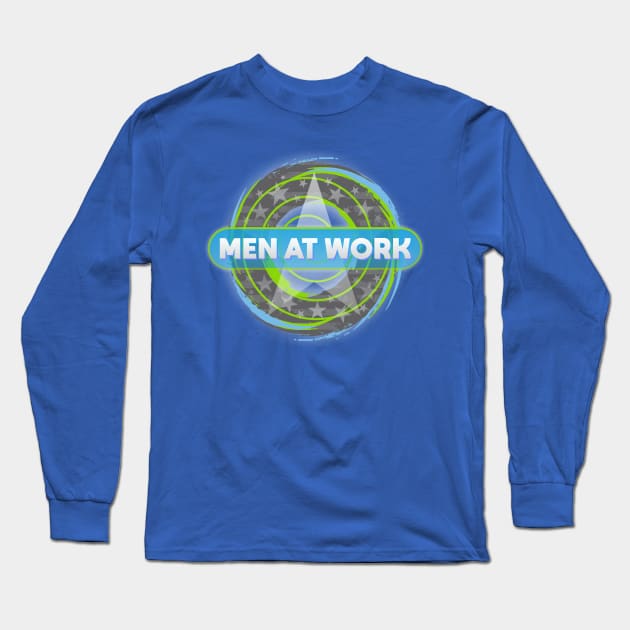 Men at Work Long Sleeve T-Shirt by Dale Preston Design